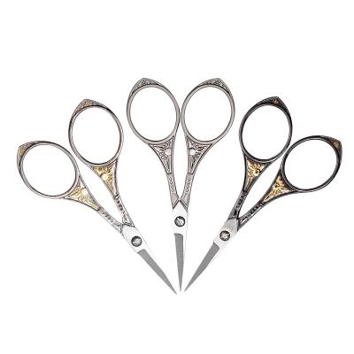 China Embroidery Antique Mini Vintage Stainless Steel Sewing Scissors Classic Cut Embroidery Opens Tool Household DIY Sewing Accessories for sale