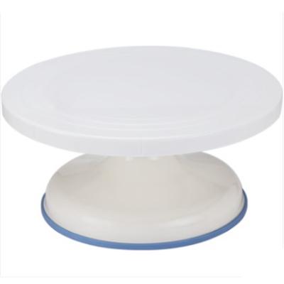 China ToolsWholesale 28cm Disposable Plastic Round Fondant Decorating Turner Revolving Stand Cake Turntable for sale