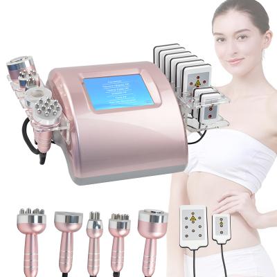 China Weight Loss Vacuum Cavitation System RF Lift Body Cellulite Weight Reduction Lipo Laser 40k Ultrasound Slimming Fat Cavitation Machine for sale