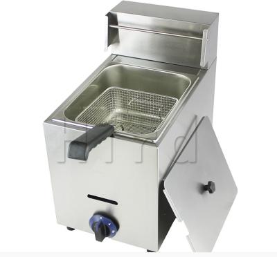 China Frying HGF-71 Food Gas Fryer Industrial Deep Fryer 550*560*480 Mm for sale