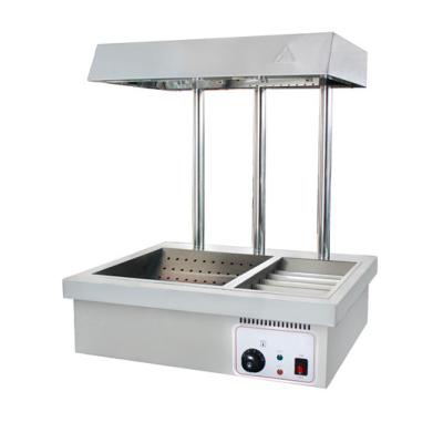 China Stainless Steel Free Standing Electric Food And Chips Warmer Station For French Fries for sale