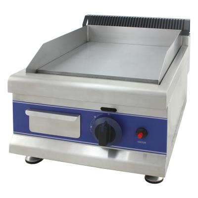 China Stainless Steel Kitchen Equipment Worktop Used Gas Griddle Dosa Gas Griddle CE Approved for sale