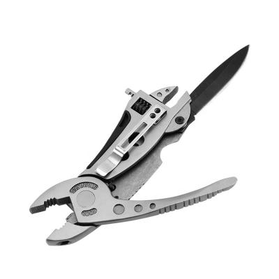 China Portable Stainless Steel Multifunction Wrench Tools Stainless Steel Multifunction Wrench With Pliers, Screwdrive And Knife for sale