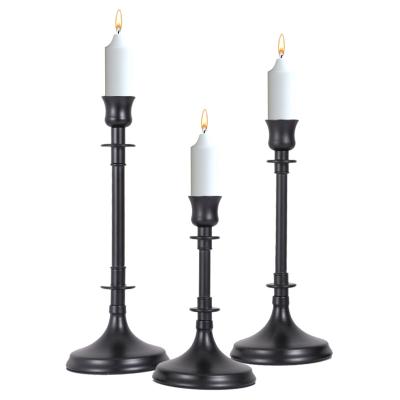 China Home Simple Modern Living Room Dining Table Candlesticks Wrought Iron Decor Candlelight Decoration Photo Props Romantic Decoration for sale