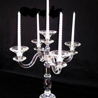 China Home Decoration Candlestick Personality Romantic Unique Crystal Candlestick for sale