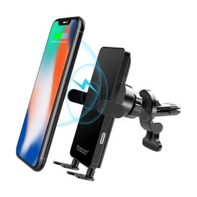 China Fanshion Fast 15w Car Charger Mount QI Smart Electronic Wireless Charger For Samsung Galaxy Huawei p40 pro for sale