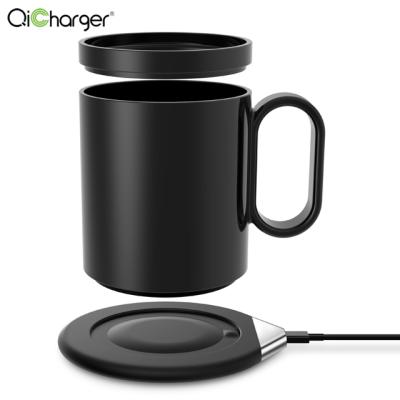 China 2021 New Mobile Phone 18W Qi Wireless Charger Magic Porcelain Coffee Cup Mug For iPhone For Samsung For LG for sale