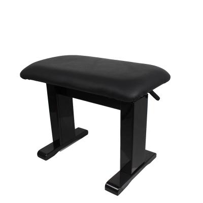 China Double Piano Classical Bench Fabric Piano Bench GS-780GL Factory OEM Flower Piano Chair Leg Piano Stools Curved Lifting Keyboard Stool for sale