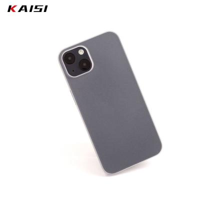 China Full Protective Well/Handle/Higher Ultra Thin Protective Case Fast Shipping 0.35mm Super Thin PP Matte Lightweight Precise Cutouts Camera Lens For iphone 13 for sale