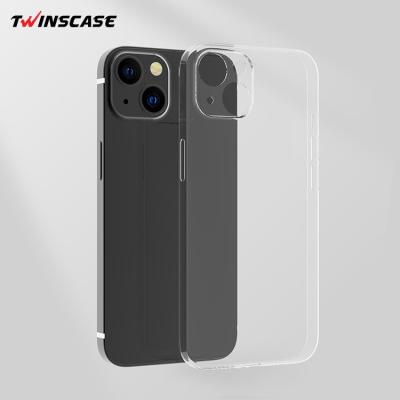 China Transparent/Lightweight/Durable 0.35mm Super Slim Holes PP Cell Phone Case Not TPU High Precise Plastic Soft Shatterproof Back Cover For iphone 13 pro Max for sale