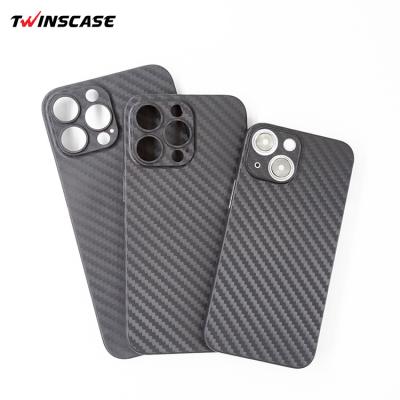 China Factory Outlet Carbon Fiber Shockproof Texture PP Phone Case For iPhone 13 Series Super Slim Sweat Proof Phone Cover for sale