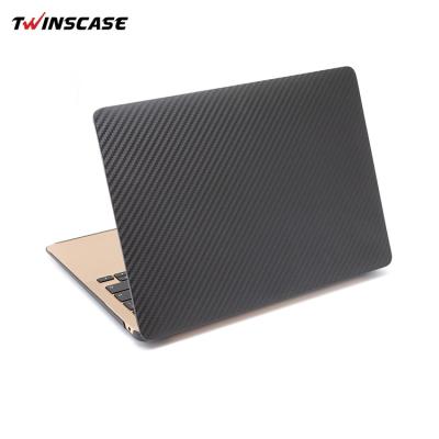 China New Design Carbon Fiber Minimalist/Lightweight/Full Protective Texture 1mm PP Super Thin Protective Laptop Case For Macbook Air Case for sale