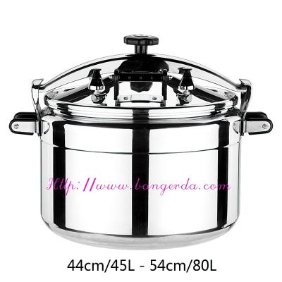 China Large viable aluminum pressure cooker 44cm/45L for sale