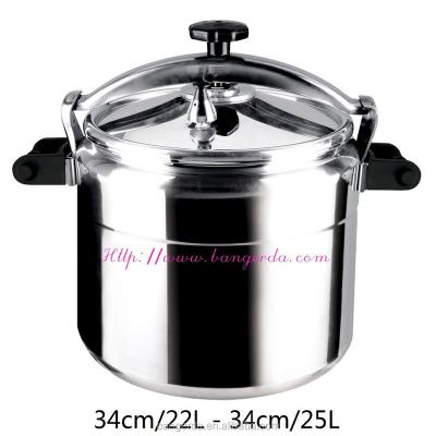 China Sustainable Industrial Pressure Cooker 34cm / 22L Aluminum One Presion Olla for sale