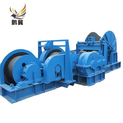 China Mine/Boat/Shipyard/Water Guard 10ton 20 Ton 32 Ton 50 Ton 65 Ton JM Electric Control Tonnage Low Speed ​​Tow Winch Large for sale