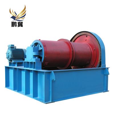 China Double Hoisting Direct Electric Cable Pulling Winch High Capacity 10 Ton Electric Cable Gate Hoist Winch for sale