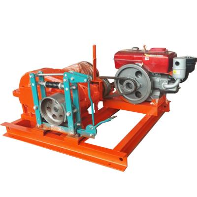 China Mine / Ship / Shipyard / Water Guard / Outboard Engine Tower Crane Power Cable Logging Diesel Winch 10 Ton for sale