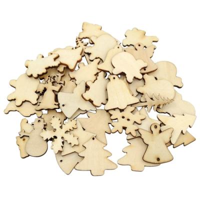 China Christmas Stocked Crafts, Suitable for Handmade Natural Wood Scraps, 50 Pieces Per Pack for sale