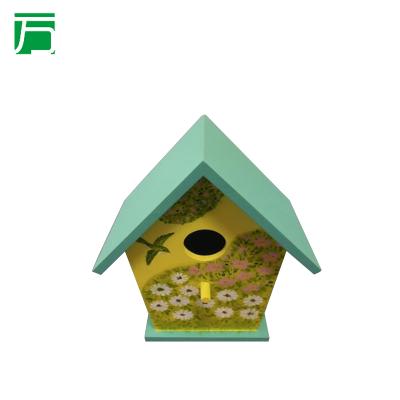 China Viable Professional Wooden Bird House Manufacturer Wooden Craft for sale