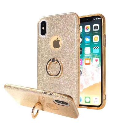 China Simple Fashion Bling Bling Case For iPhone X Shiny Glitter Phone Case Cover for sale