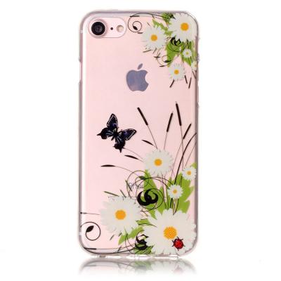 China Fashion Simple Soft TPU In Mold Decoration IMD Phone Case For iPhone 7/8 for sale