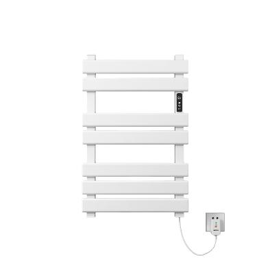 China Heater Aluminum Alloy Towel Warmer Electric Heated Towel Rail Bathroom Wall Mounted Towel Holders for sale