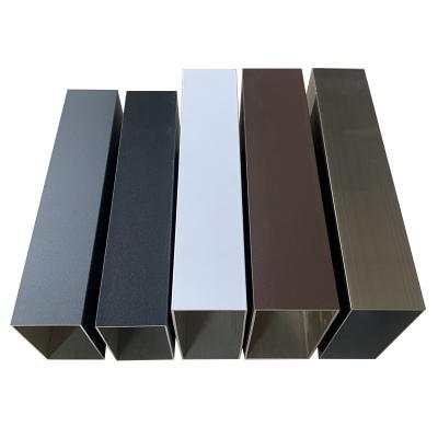 China Decorations Custom Shape Different Colors Powder Coating Aluminum Profiles Extrusion for sale