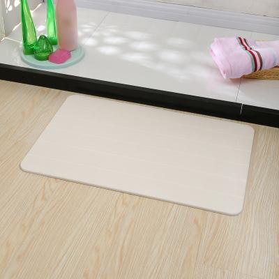 China Amazon Success 2018 Special Offer Diatomaceous Mud Water Absorbent Diatomaceous Earth Bath Mat Viable Bath Mat for sale