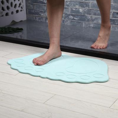 China Best Selling Diatomite Bath Mat Water Absorbent Diatomaceous Earth Quick Bath Mat Viable Anti Slip Diatomite Bath Mat for sale