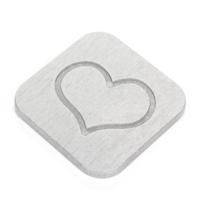 China Factory Square Diatomite Earth Coaster Viable Standard Size Mug Coaster Customized Design Engraved Diatomite Mug Coaster For Mug for sale