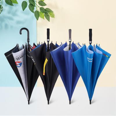 China Market CLASSIC Automatic Open Double Layer Fiberglass Frame Unbreakable Men Golf Rain Umbrella for sale