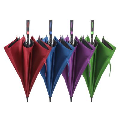 China All In 1 Factory Made Hot Popular Full Frame Assorted Color Fiberglass Customized Logo Golf Umbrella for sale