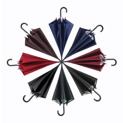 China CLASSIC Outdoor Windproof Large Size Custom Logo Printing 23 27 Inch Auto Open Straight Golf Umbrellas for sale