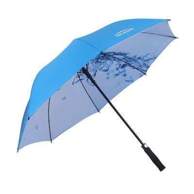 China Fashion CLASSIC high quality luxury hot sale wholesale custom logo print branded upright golf umbrella for sale