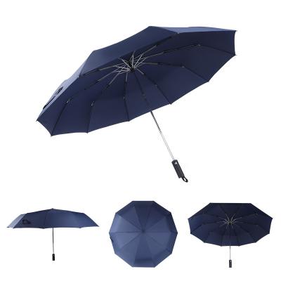 China All in 1 Chinese factory made ten ribs large fully automatic open umbrella strong customized sun and rain in china for sale