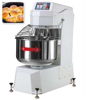 China High Efficicency For Commercial Flour Dough Spiral Mixer Double Kneader Mixing Strokes And Double Speeds for sale