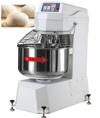 China Commercial Supply Large Scale Dough Mixer Double-action Dual-speed Dough Mixer, Food Factory Automatic Dough Mixer Dough Kneading Machine for sale