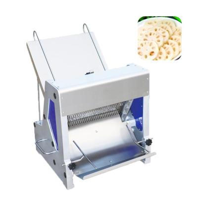 China Automatic Bun Sliced ​​Machine Commercial Catering Hamburger Cutting Machine Making Bread Bakery Slicer for sale