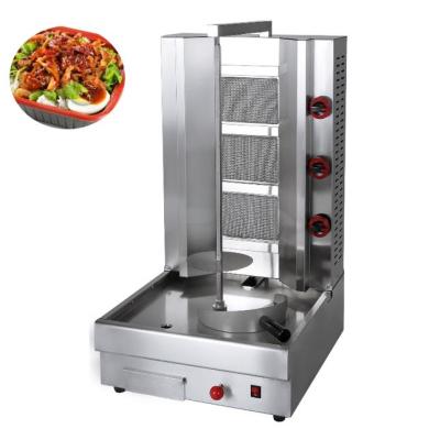 China Hotels Commercial Shawarma Maker Automatic Gas Chicken Grill Equipment Doner Kebab Shawarma Machine for sale