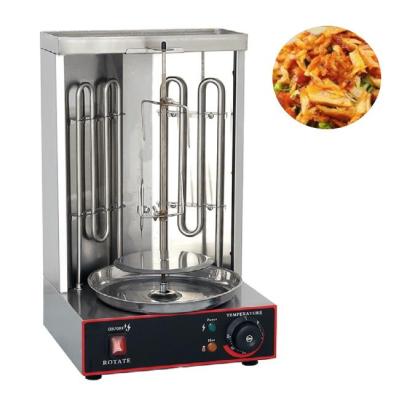 China Hotels Electric Stainless Steel Chicken Shawarma Grill Machine Grill Doner Kebab Skewer Shawarma Machine for sale