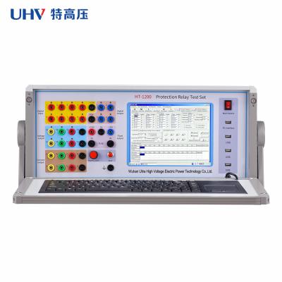 China OEM HT-1200 High Accuracy 6 Phase Relay Protective Test Set Relay Electrical Tester Protective Injection Relay Secondary Tester HT-1200 for sale