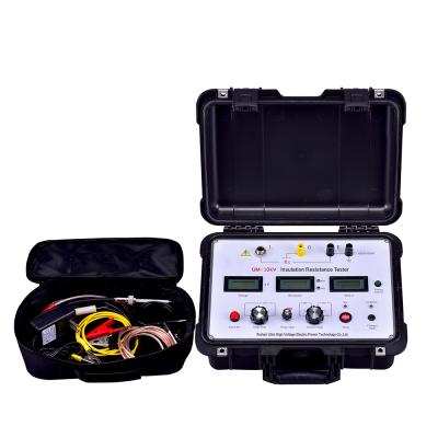 China GM-10kV Digital High Precision 5KV 10kV Digital Insulation Tester Meggar 10kV 50*40*29cm for sale