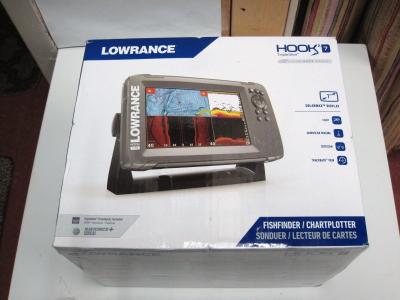 China Cheap Lowrance HOOK2-7 GPS Fishfinder w/TripleShot Transducer & US/Canada Nav+ Chart for sale