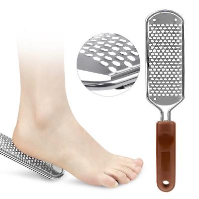 China New Design Foot Care Tools Stainless Steel Foot File Durable Reusable Wholesale Callus Remover Replaceable Pedicure Foot File for sale