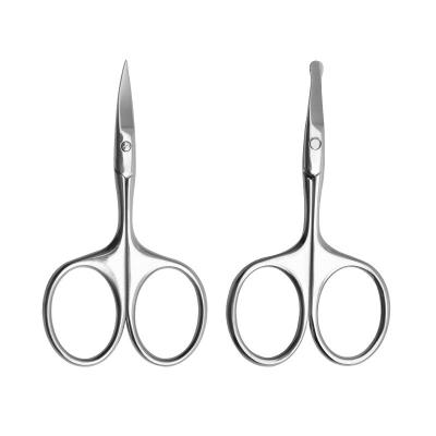 China Professional Personal Care Beauty Care (For Nail/Eeyebrow/Vibrissa) Tools Stainless Steel Cuticle Scissors Multifunctional Eyebrow Scissors for sale