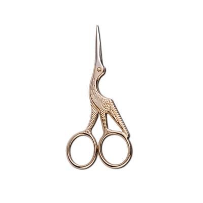 China Hot Selling Personal Care Amazon Beauty Scissor Cutter Crane Bird Shape Stainless Steel Personal Eyebrow Scissors (For Nail/Eeyebrow/Vibrissa) for sale