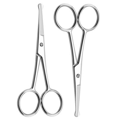 China Wholesale High Quality Personal Care Tools Stainless Steel Nose Hair Cutting Scissors Eyebrow Scissors (For Nail/Eeyebrow/Vibrissa) for sale