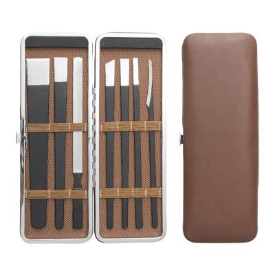 China To Trim Foot Nails And Remove Dead Foot Skin Wholesale Pedicure Tools Dead Skin Remover Callus Trimmer 7 Pcs/Sets Stainless Steel Pedicure Knife Set for sale