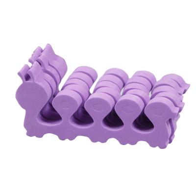 China Used For Separating And Fixing Salon Use Wholesale Disposable Pedicure Toe Position Manicure Soft EVA Toe Separator Sponge Finger Separator for sale