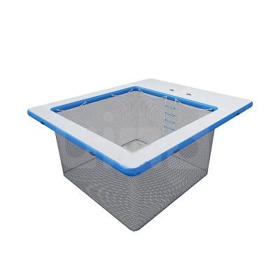 China 0.90mm PVC Tarpaulin/DWF Material Inflatable Water Deck Pool Yacht Swimming Pool With Jellyfish Protection Net for sale